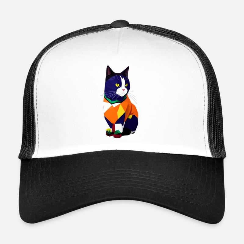 The Cat in the Sweater Trucker Cap