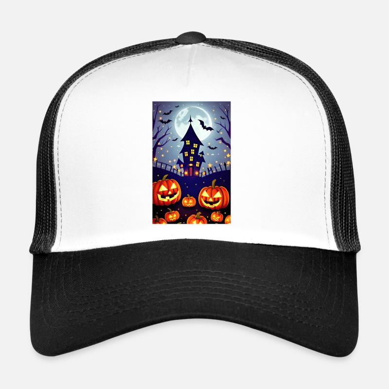 Halloween Party_1 - Trucker Cap - white/black