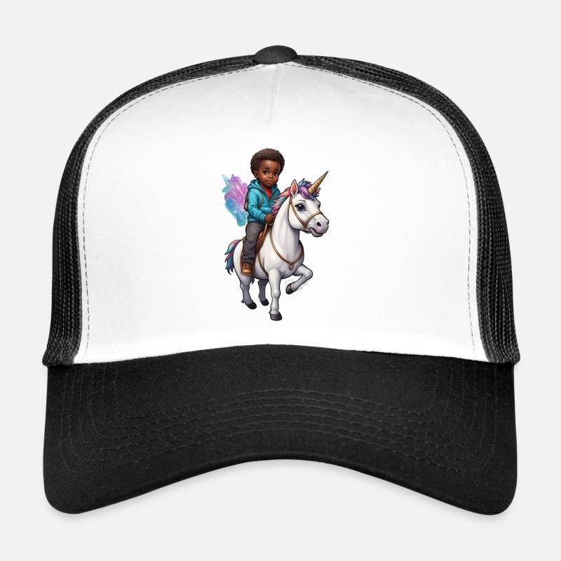 Idée cadeau Licorne garçon Casquette trucker 