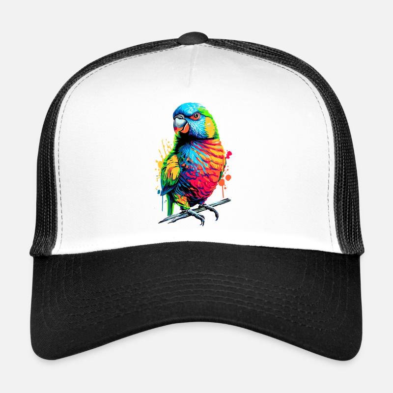 All-color Lorikeet Lori - Rainbow Lorikeet Parrot Trucker Cap
