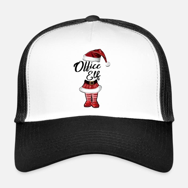 Elfe de bureau – Un design de Noël drôle Casquette trucker 