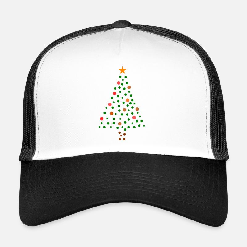 Christmas Tree - Dotted Trucker Cap