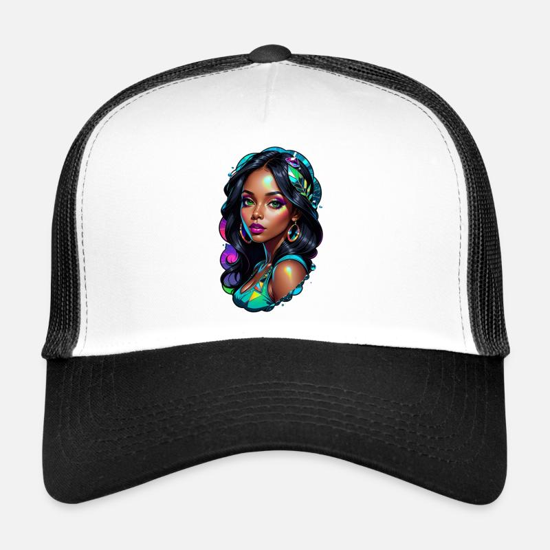 femme afro - beauté Casquette trucker 