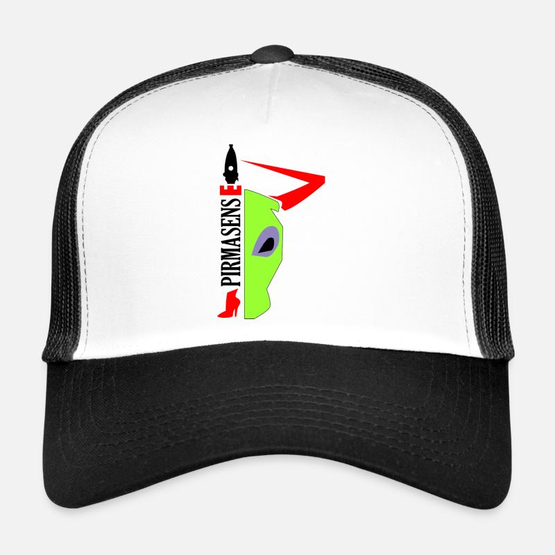 Pirmasens Stier Grün - Trucker Cap - Weiß/Schwarz