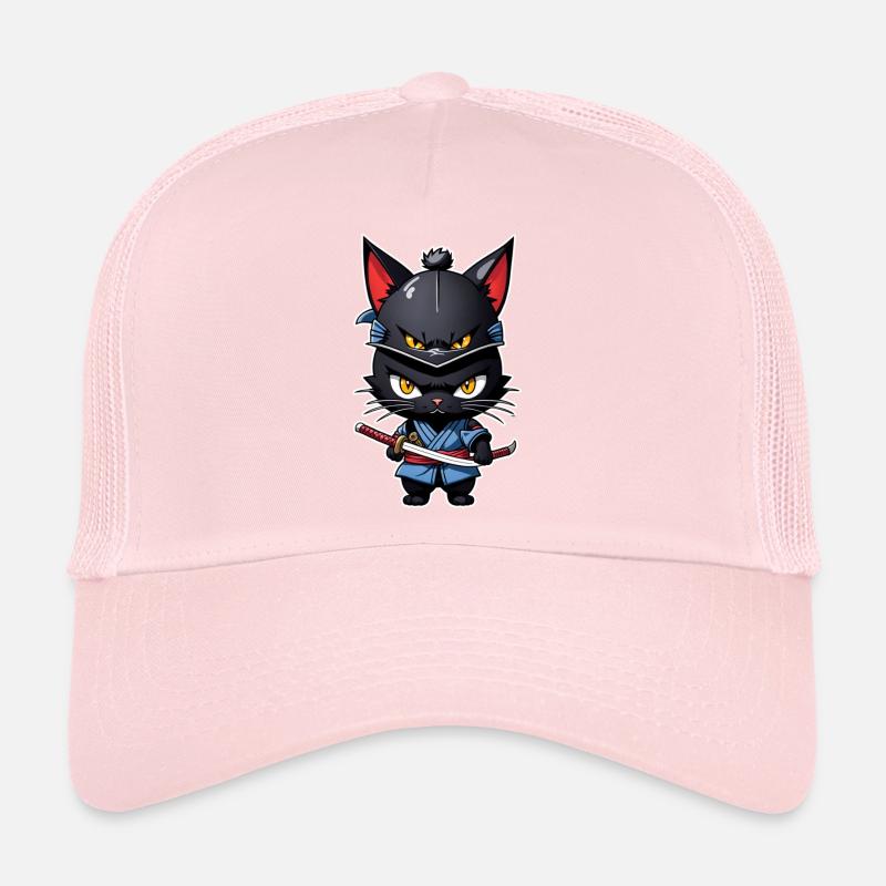 Ninja Katze - Samurai Kätzchen Trucker Cap