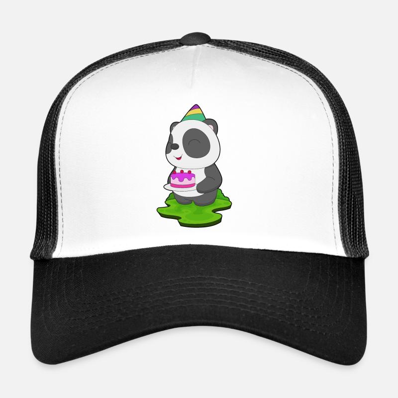 Panda Birthday Cake Trucker Cap
