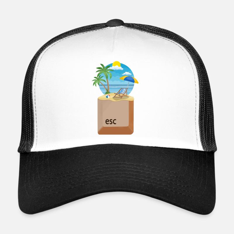 Vacation from the office Trucker Cap