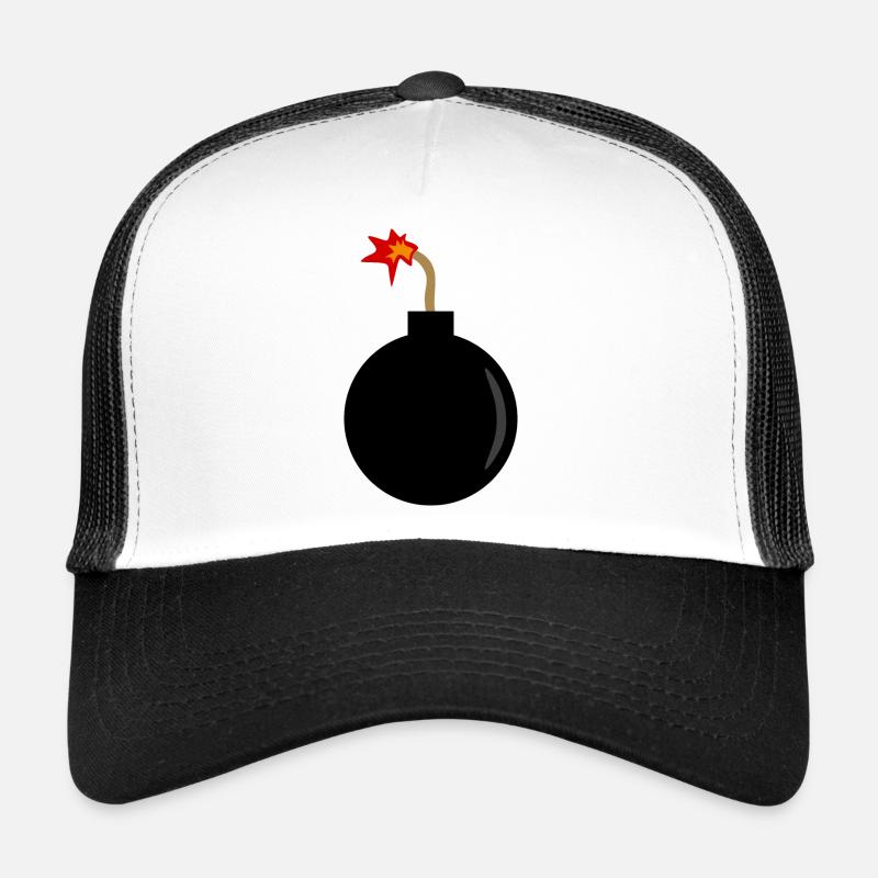 Bombe qui explose Casquette trucker 
