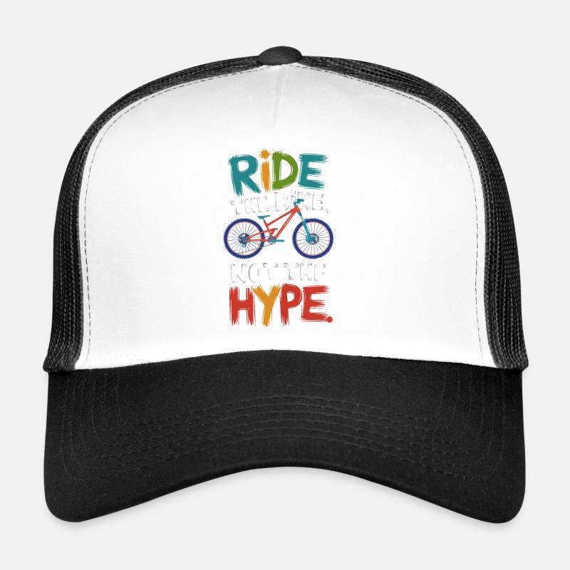 Déclaration vibrante de rallye à vélo Casquette trucker 