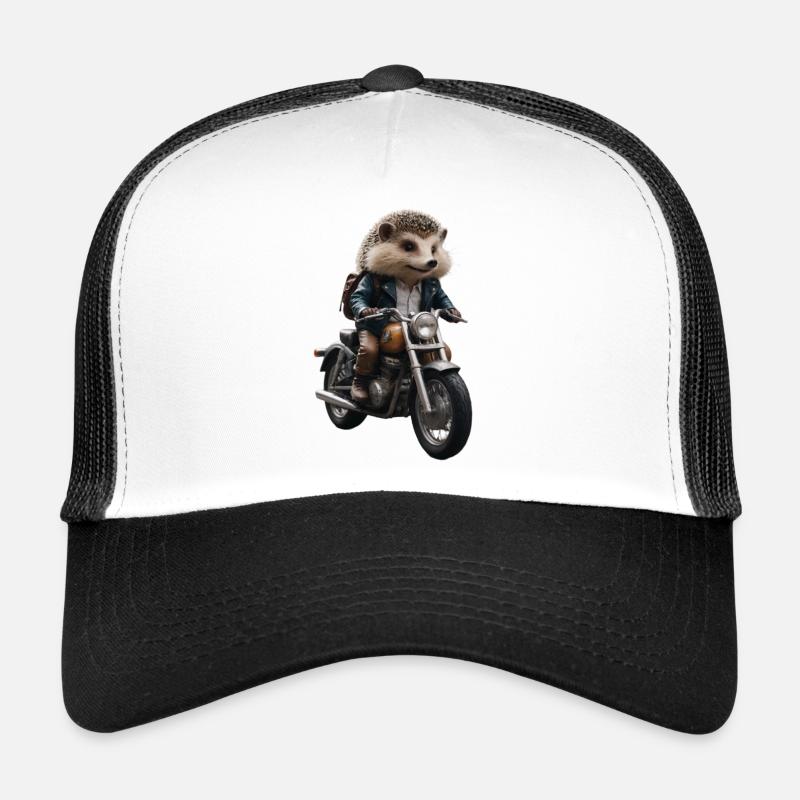 Hérisson motard Casquette trucker 