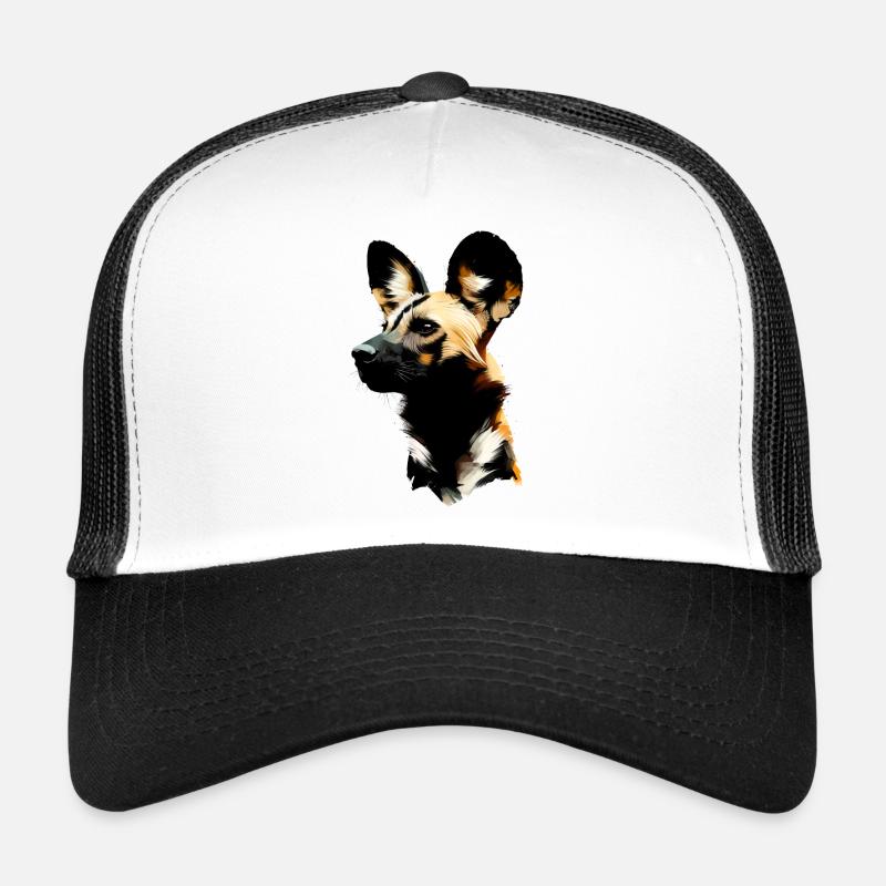 Chien de chasse peint Casquette trucker 