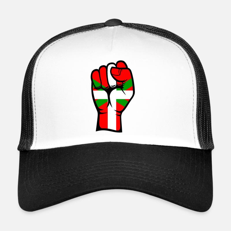 Poing drapeau basque Casquette trucker 