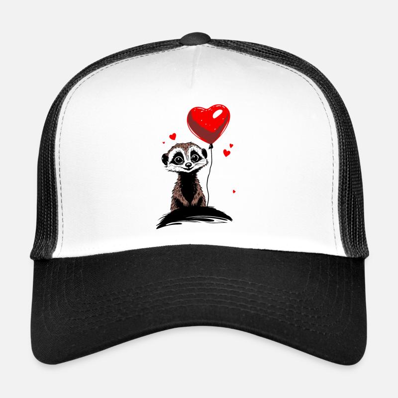 Erdmännchen Herz Luftballon - Heartful Creatures Trucker Cap