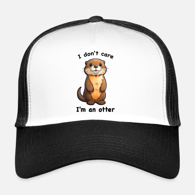 Otter Attitude: I Don't Care Casquette trucker 