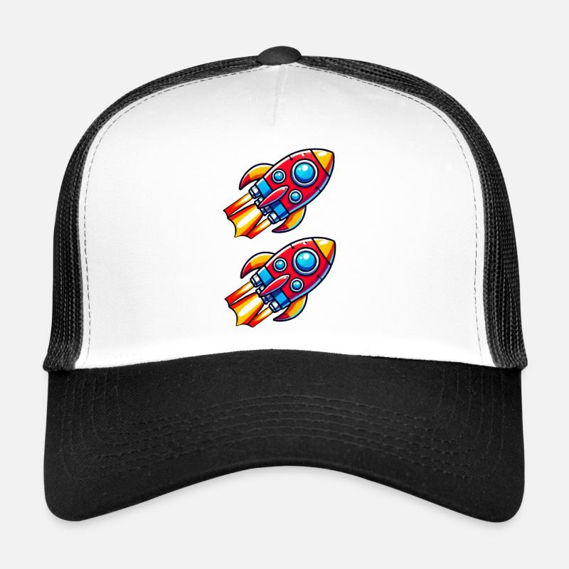 Rocket Comic Trucker Cap