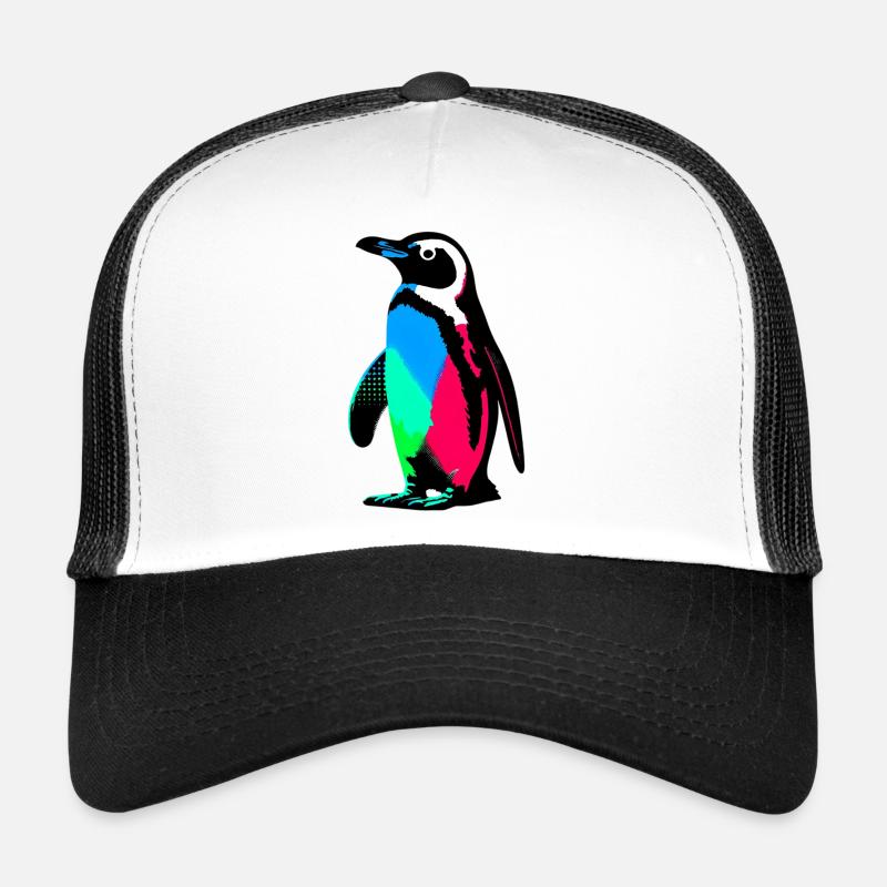 Pinguin - Trucker Cap - Weiß/Schwarz