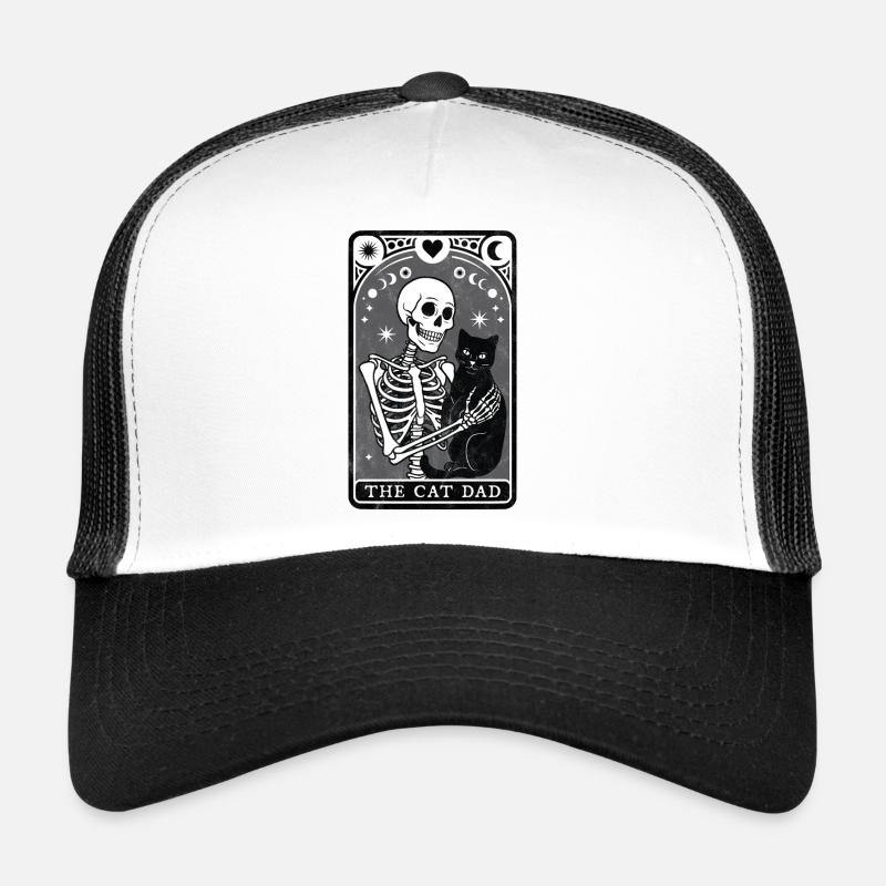 Papa chat de tarot Casquette trucker 