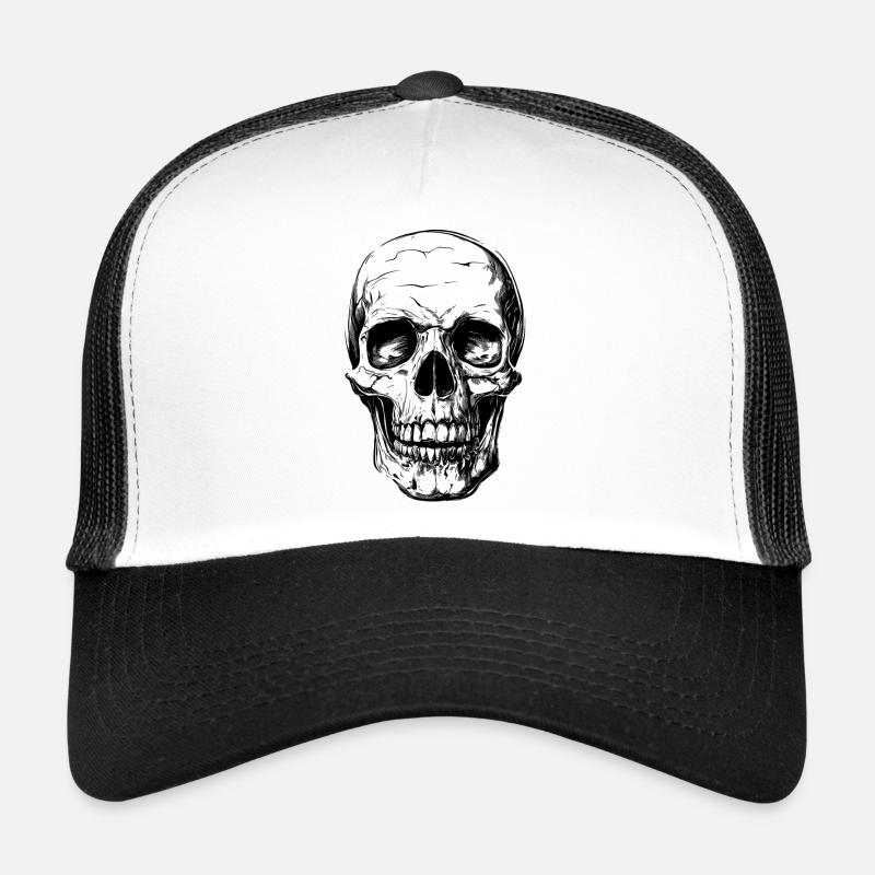 Crâne, crâne, os du crâne Casquette trucker 