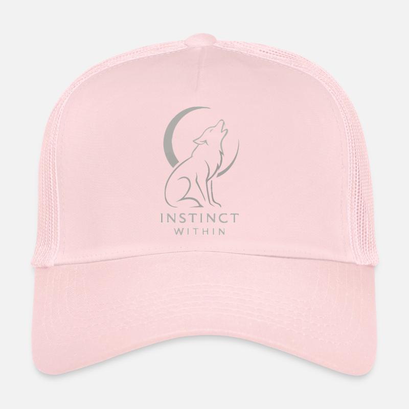 Lune du loup hurlant – Instinct intérieur Casquette trucker 