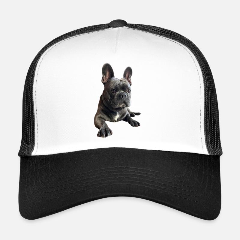 Cuddly Bulldog Portrait Trucker Cap