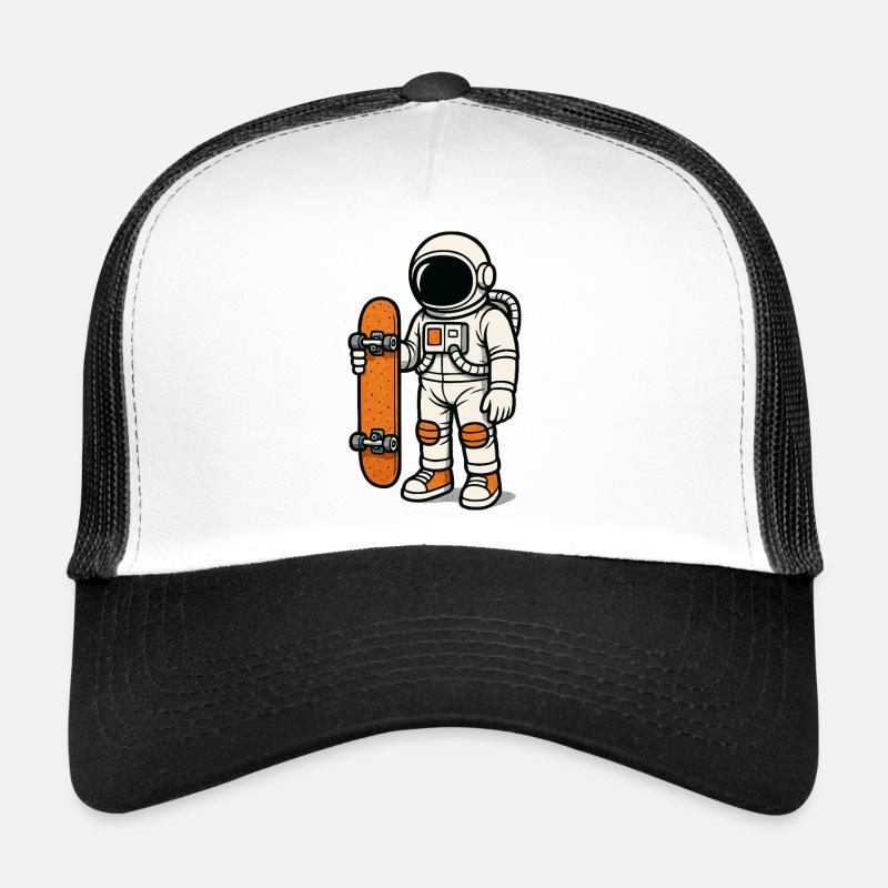 Planche à roulettes astronaute Casquette trucker 