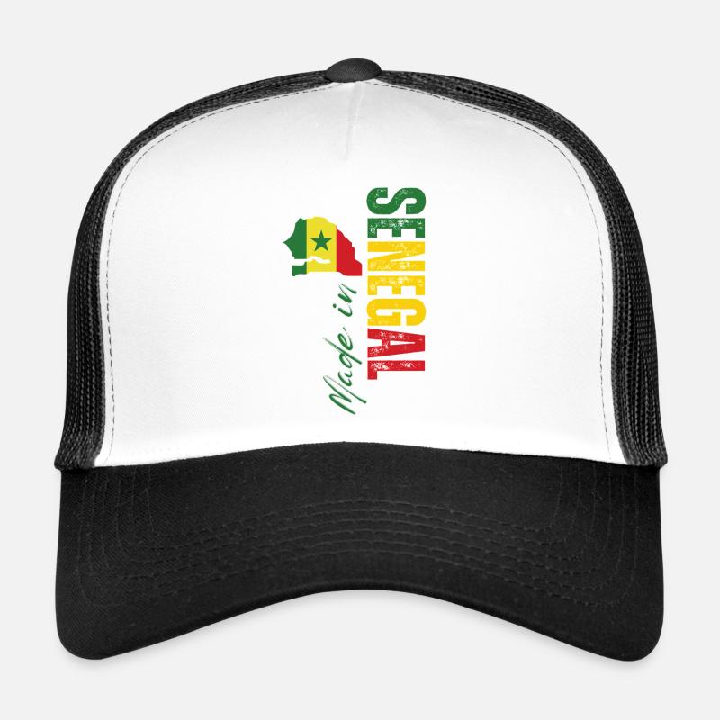Made in Senegal, vertical design Trucker Cap