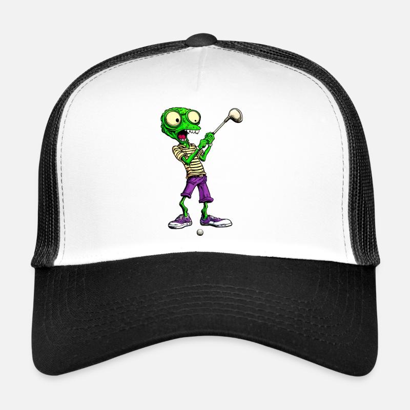 Golf Aliens Trucker Cap