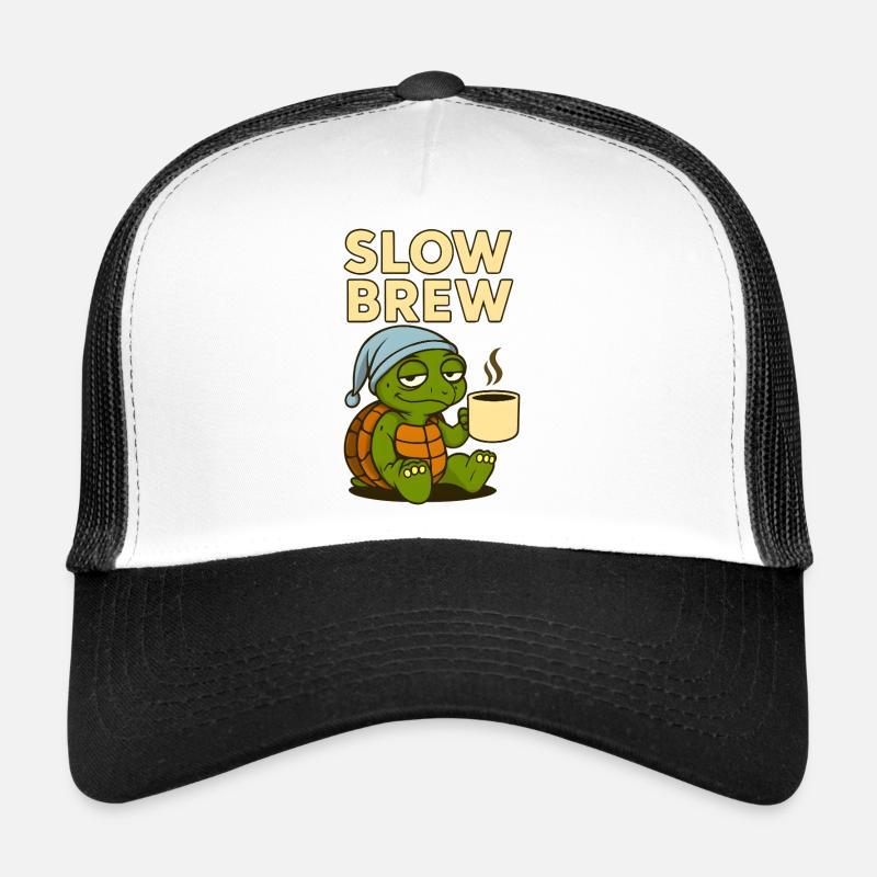 Slow Brew – Funny Turtle Trucker Cap