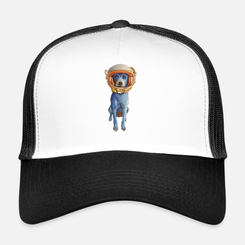 Laly Blue astronaut in space helmet Trucker Cap