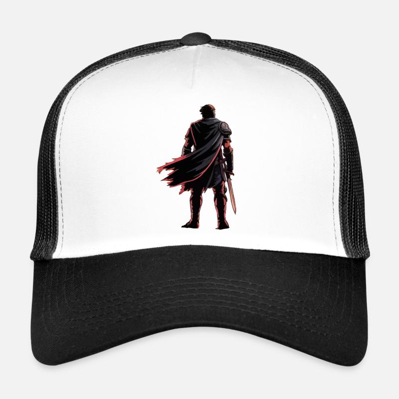 Epic Warrior Silhouette Art Trucker Cap