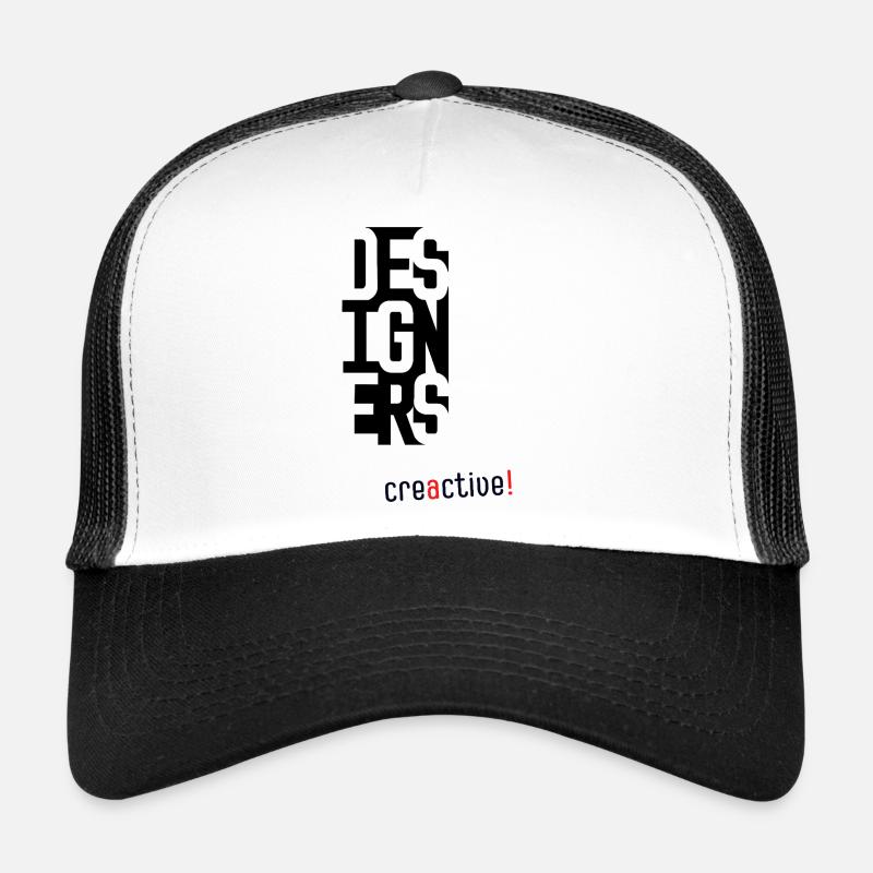 Creactive Designer – Creative Typography Design Trucker Cap