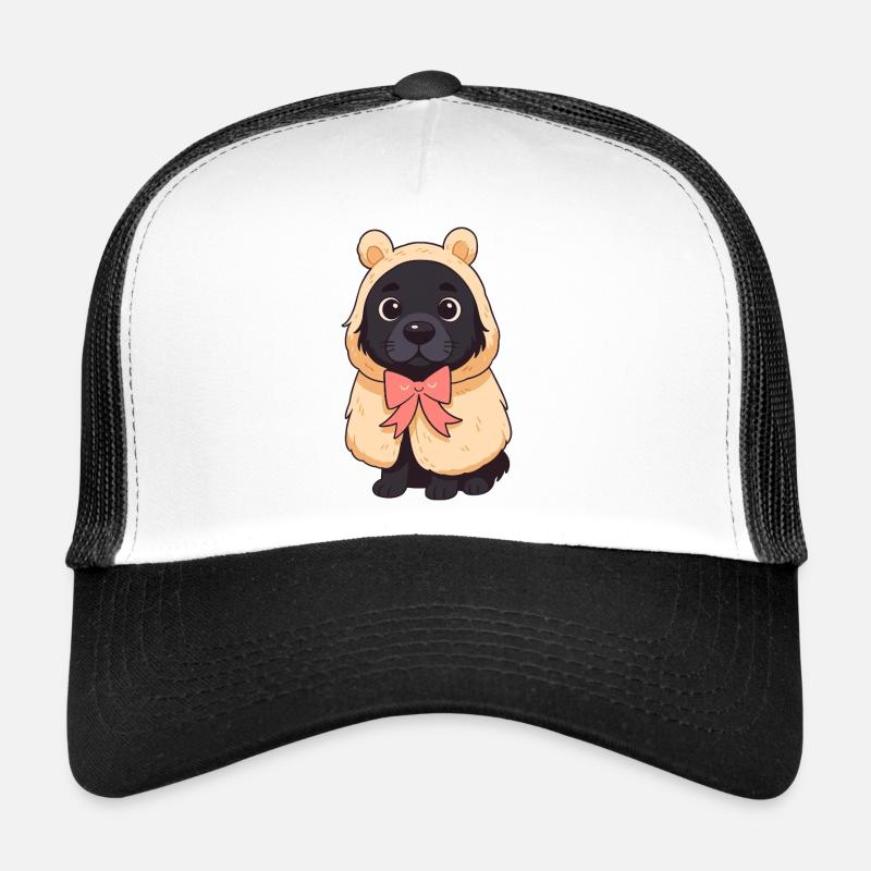 cute dog - Trucker Cap - Weiß/Schwarz