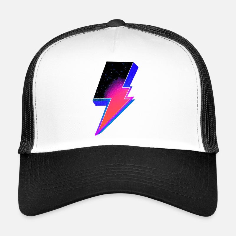 Neon Blitz Farbverlauf Trucker Cap