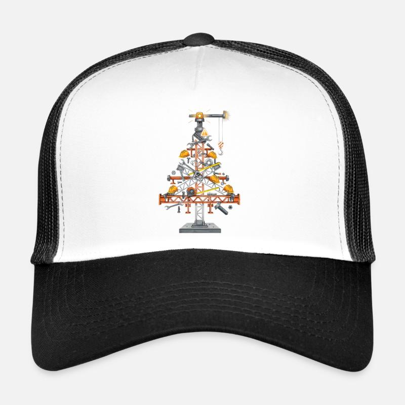 Illustration de la structure de la grue Casquette trucker 
