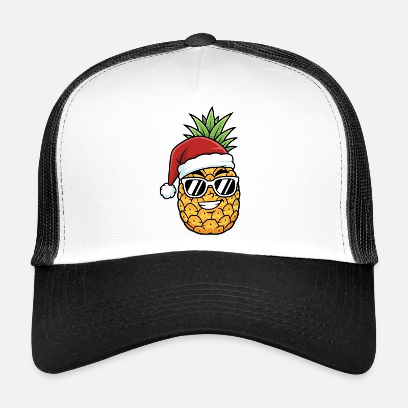 Christmas Pineapple Art Trucker Cap