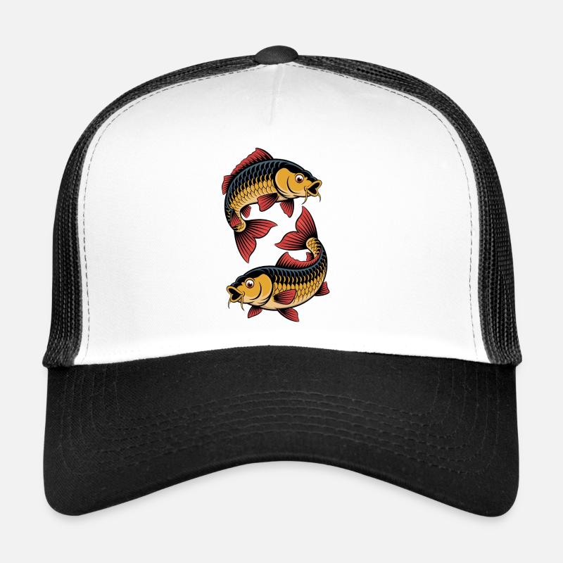 Deux carpes Casquette trucker 