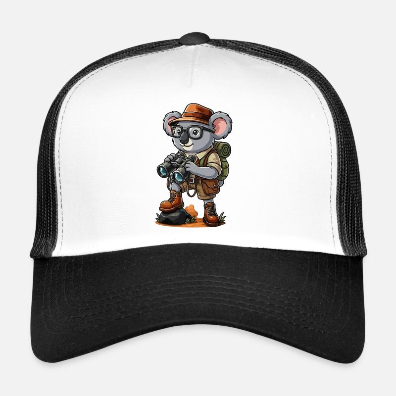 Drôle d’aventure de randonnée de camping Koala Explorer Casquette trucker 