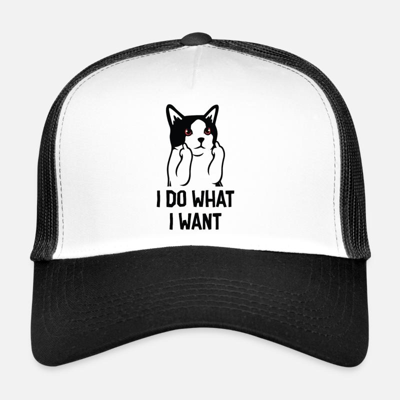 drôle de chat - I do what i want Casquette trucker 
