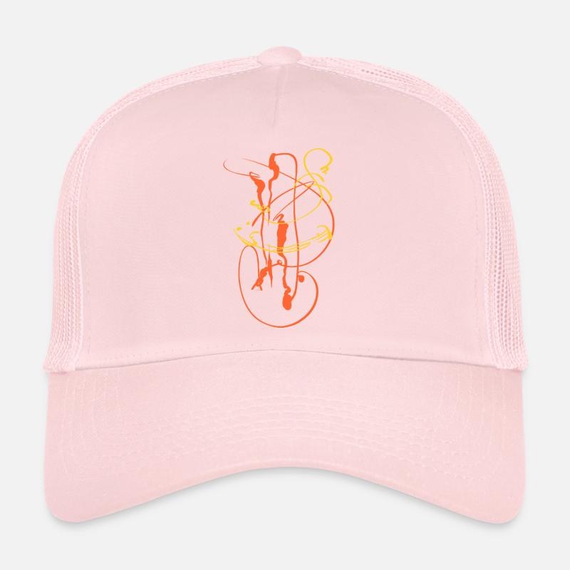 Abstract Trucker Cap