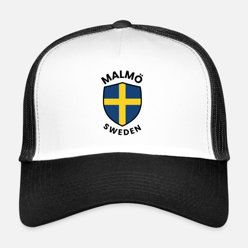 Design des schwedischen Flaggenschildes Trucker Cap