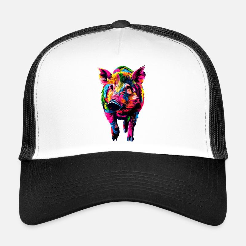 Wild boar Wild boar Wild boar Pig Hunter Trucker Cap