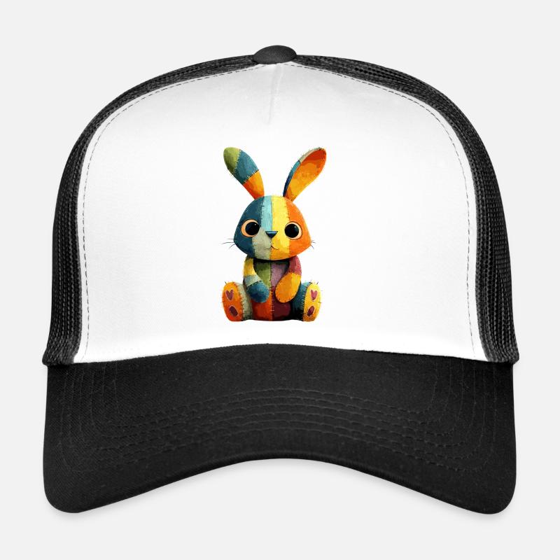 Patchwork Bunny Colour Festival Trucker Cap