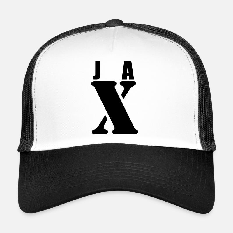 Jax – Conception de prénom | Typographie minimale Casquette trucker 