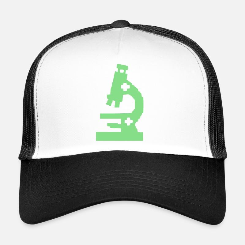 Microscope Pixel Laboratory Icon Trucker Cap