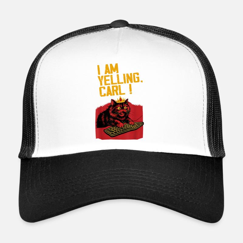 Ich schreie, Carl! – Lustiges Katzen Design Trucker Cap