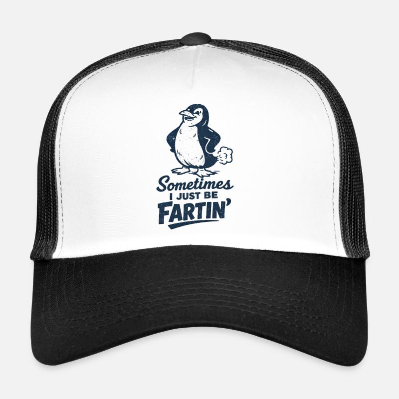 Parfois, je pète simplement – pingouin qui pète Casquette trucker 