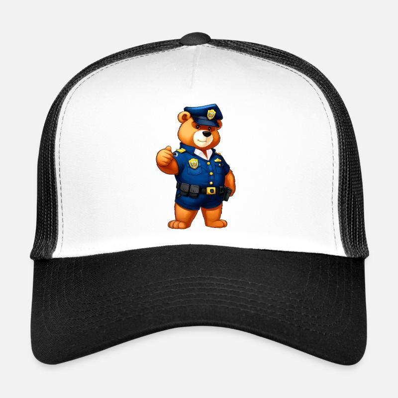Bären Polizei Trucker Cap
