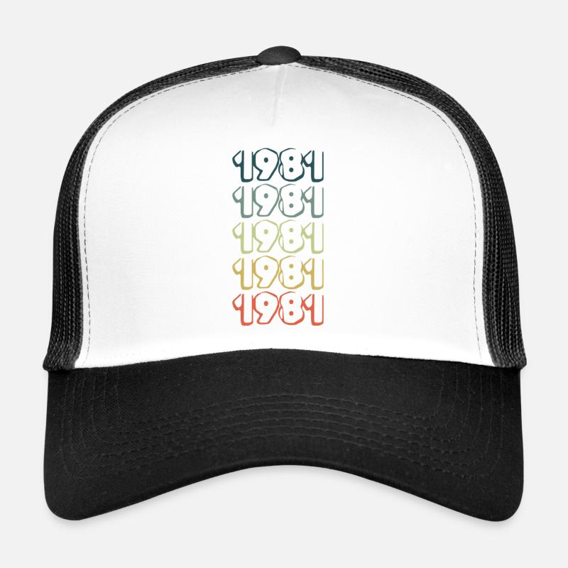 Année de naissance 1981 Casquette trucker 