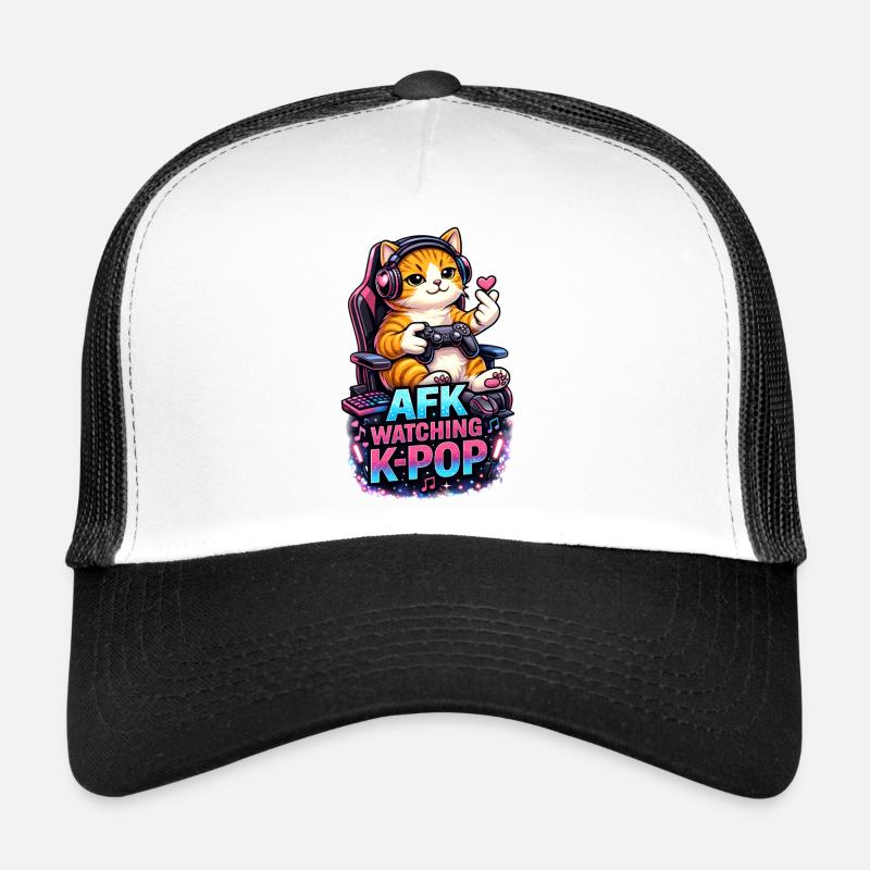 AFK Watching K Pop Trucker Cap
