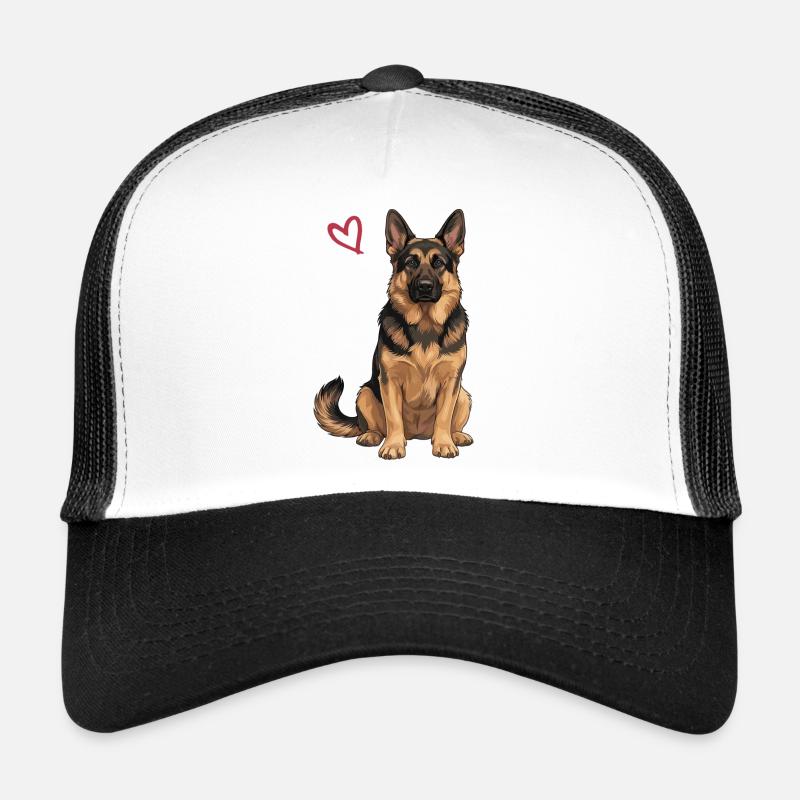 German Shepherd, German Shepherd Trucker Cap